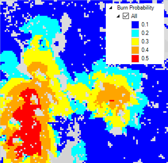 Sample Burn Probability Output